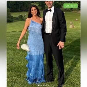Significant Other Fringe Maxi Dress